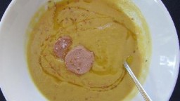 Recepta de cuina de Crema de carbassa amb foie mi-cuit
